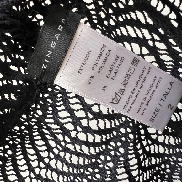 Black Mesh Cover Up Shorts - Picture 5 of 6